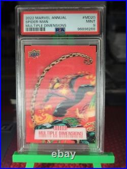 2022-23 Marvel Annual Multiple Dimensions #MD20 SSP Spider-Man PSA 9 MINT