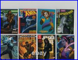2022 Marvel Masterpieces Variant Cover Tier 1-2 Complete Set 63 Cards All #ed