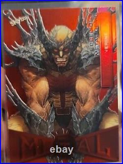 2022 Marvel Metal Universe Spider-Man Precious Gems Red /100 Wolverine #100