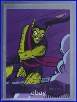 2022 Marvel Metal Universe Spider-Man Purple Light FX 1/1 Green Goblin #129 0t1l
