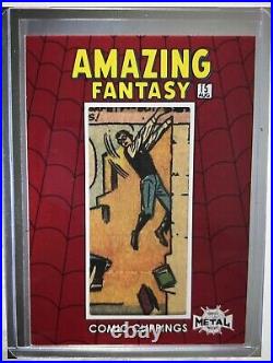 2022 Marvel Metal Universe Spider-man amazing fantasy 15 comic cuts 15/15