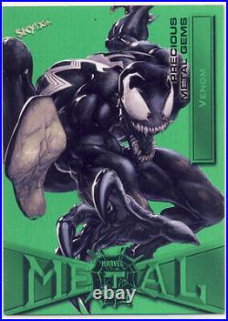 2022 Marvel Spider-man Spiderman Metal Universe Green PMG 93 Venom 06/10