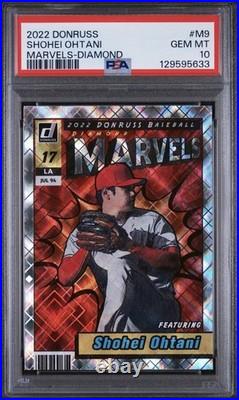 2022 Panini Donruss Marvels Shohei Ohtani #M-9 Diamond PSA 10