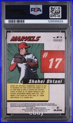 2022 Panini Donruss Marvels Shohei Ohtani #M-9 Diamond PSA 10