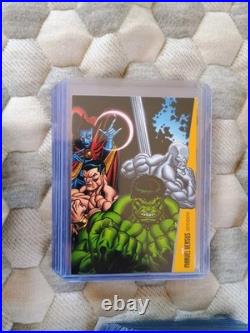 2022 Panini Marvel Versus Lot! Thanos Spider Man Galactus Daredevil Thor Magneto