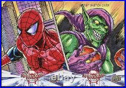 2022 Spider-Man Spider-Verse Sketch 2-Piece Achievement Rustico Limosinero 1/1