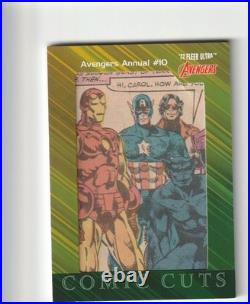 2022 UD Marvel Fleer Ultra Avengers Comic Cuts Avengers Annual #10 /50 2022 UD Marvel Fleer Ultra Avengers Comic Cuts Avengers Annual #10 /50