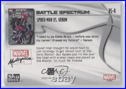 2022 Upper Deck Marvel Masterpieces Battle Spectrum Spider-Man Venom vs 7vj 2022 Upper Deck Marvel Masterpieces Battle Spectrum Spider-Man Venom vs 7vj
