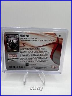 2022 Upper Deck Marvel Masterpieces Metallurgy SPIDER-MAN /25 CASE HIT! #87