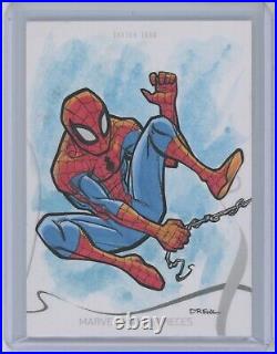 2022 Upper Deck Marvel Masterpieces Spider-Man SKETCH #1/1 DrewL