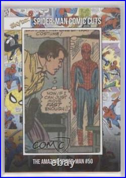 2022 Upper Deck Marvel Metal Universe Comic Cuts 9/30 Amazing Spider-Man #50 g1z