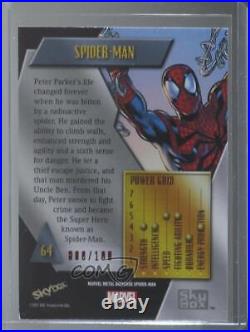 2022 Upper Deck Marvel Metal Universe Precious Gems Red /100 Spider-Man #64 08lj