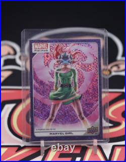 2022 Upper Deck Marvel Platinum Marvel Girl 32/35 Purple Pixels #108