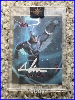 2023-2024 Flair Marvel Black Bolt Auto Artist Narendra Adin #/33