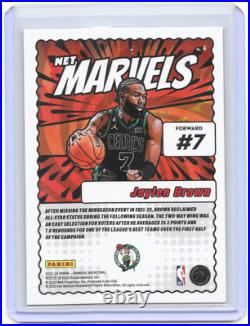 2023-24 Panini Donruss Jaylen Brown Net Marvels Red /25 SSP Ebay 1/1