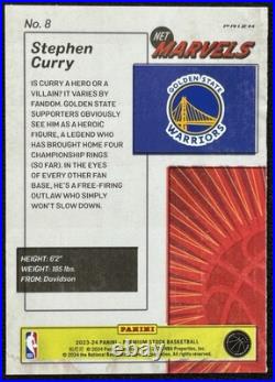 2023-24 Panini NBA Hoops Premium Stock Stephen Curry Scope Prizm SSP Net Marvels 2023-24 Panini NBA Hoops Premium Stock Stephen Curry Scope Prizm SSP Net Marvels