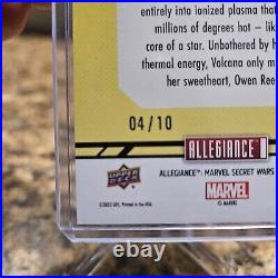 2023-24 UD Marvel Allegiance Secret Wars VOLCANA Holofoil 4/10 2023-24 UD Marvel Allegiance Secret Wars VOLCANA Holofoil 4/10