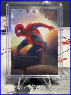 2023 Fleer Ultra Marvel Midnight Sons Spider Man Orange 25/25 Omega