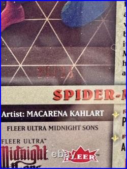 2023 Fleer Ultra Marvel Midnight Sons Spider Man Orange 25/25 Omega