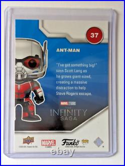 2023 Funko Marvel Upper Deck Trading Card ANT-MAN 10/10 Red Glitter SSP RARE