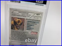 2023 MARVEL PLATINUM Trading Card WOLVERINE #87 RARE/33 PINK PULSAR PSA MINT 9