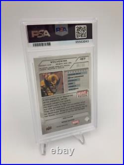 2023 MARVEL PLATINUM Trading Card WOLVERINE #87 RARE/33 PINK PULSAR PSA MINT 9