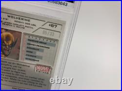 2023 MARVEL PLATINUM Trading Card WOLVERINE #87 RARE/33 PINK PULSAR PSA MINT 9