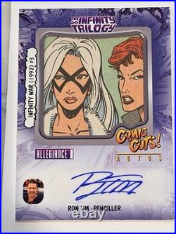 2023 Marvel Allegiance Ron Lim Comic Cuts Auto BLACK CAT 22/25 SSP