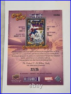 2023 Marvel Allegiance Ron Lim Comic Cuts Auto BLACK CAT 22/25 SSP