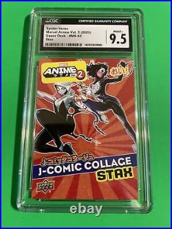2023 Marvel Anime J-Comic Collage Stax Card MS-6C The Spider-Verse CGC 9.5 POP 2