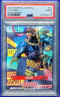 2023 Marvel Annual Cyclops Hologram #13 14/23 PSA 9