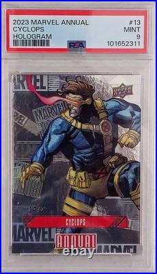 2023 Marvel Annual Cyclops Hologram #13 14/23 PSA 9