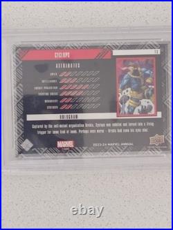 2023 Marvel Annual Cyclops Hologram #13 14/23 PSA 9