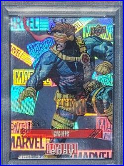 2023 Marvel Annual Cyclops Hologram #13 14/23 PSA 9