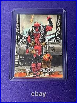 2023 Marvel Avengers X-Force Deadpool? Sketch Card 1/1