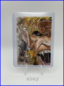 2023 Marvel Flair Sketch Card Emrah Cildir Sabretooth 2023 Marvel Flair Sketch Card Emrah Cildir Sabretooth