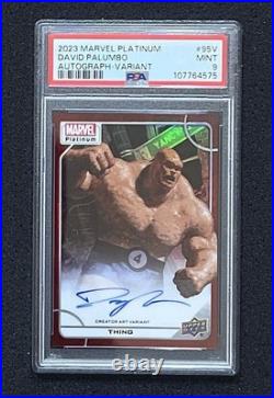 2023 Marvel Platinum #95V David Palumbo Auto Variant PSA 9