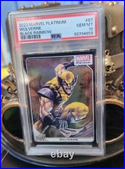 2023 Marvel Platinum/Black RainbowithWolverine #87- PSA 10 Beautiful Card