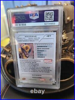 2023 Marvel Platinum/Black RainbowithWolverine #87- PSA 10 Beautiful Card