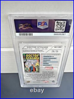 2023 Marvel Platinum Doctor Strange Purple Pixel PSA 10