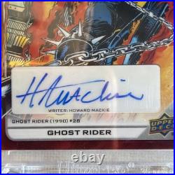 2023 Marvel Platinum Ghost Rider #179 Red Rainbow Artist Howard Mackie Auto
