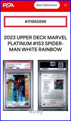 2023 Marvel Platinum High Series White Rainbow Spider-Man #153 PSA 10 GEM