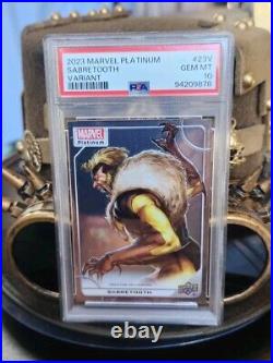 2023 Marvel Platinum/SabreTooth 23V/ Creator art variant/PSA 10