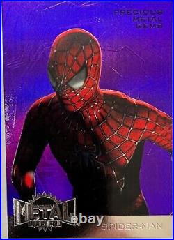 2023 UD Spider-Man No Way Home MAGENTA PRECIOUS METAL GEMS SPIDER-MAN PMG-5