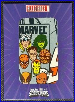 2023 Upper Deck Comic Cut Cover Marvel Secret Wars #4 CCCA-SW1 #'d/16