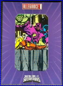 2023 Upper Deck Comic Cut Cover Marvel Secret Wars #4 CCCA-SW1 #'d/16