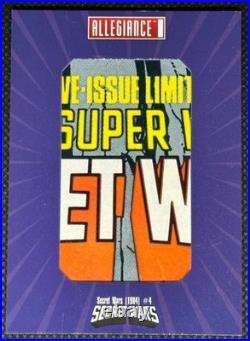 2023 Upper Deck Comic Cut Cover Marvel Secret Wars #4 CCCA-SW1 #'d/16