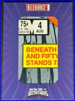 2023 Upper Deck Comic Cut Cover Marvel Secret Wars #4 CCCA-SW1 #'d/16