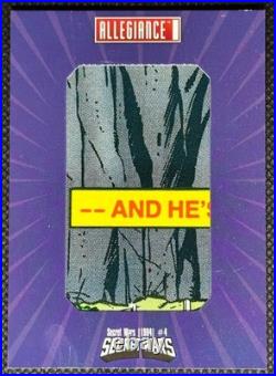 2023 Upper Deck Comic Cut Cover Marvel Secret Wars #4 CCCA-SW1 #'d/16