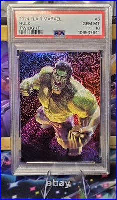 2023 Upper Deck Flair Marvel PSA 10 Hulk Twilight Parallel 1/5 #6